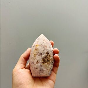 Pink Agate Freeform Crystal